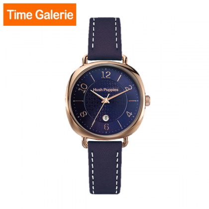 Hush Puppies HP.3897L.2503 Blue Leather Band Women Analog Watch